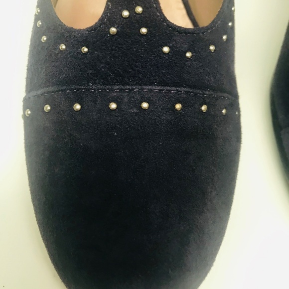 BCBG Purple Suede T-Strap Pump - Picture 2 of 8